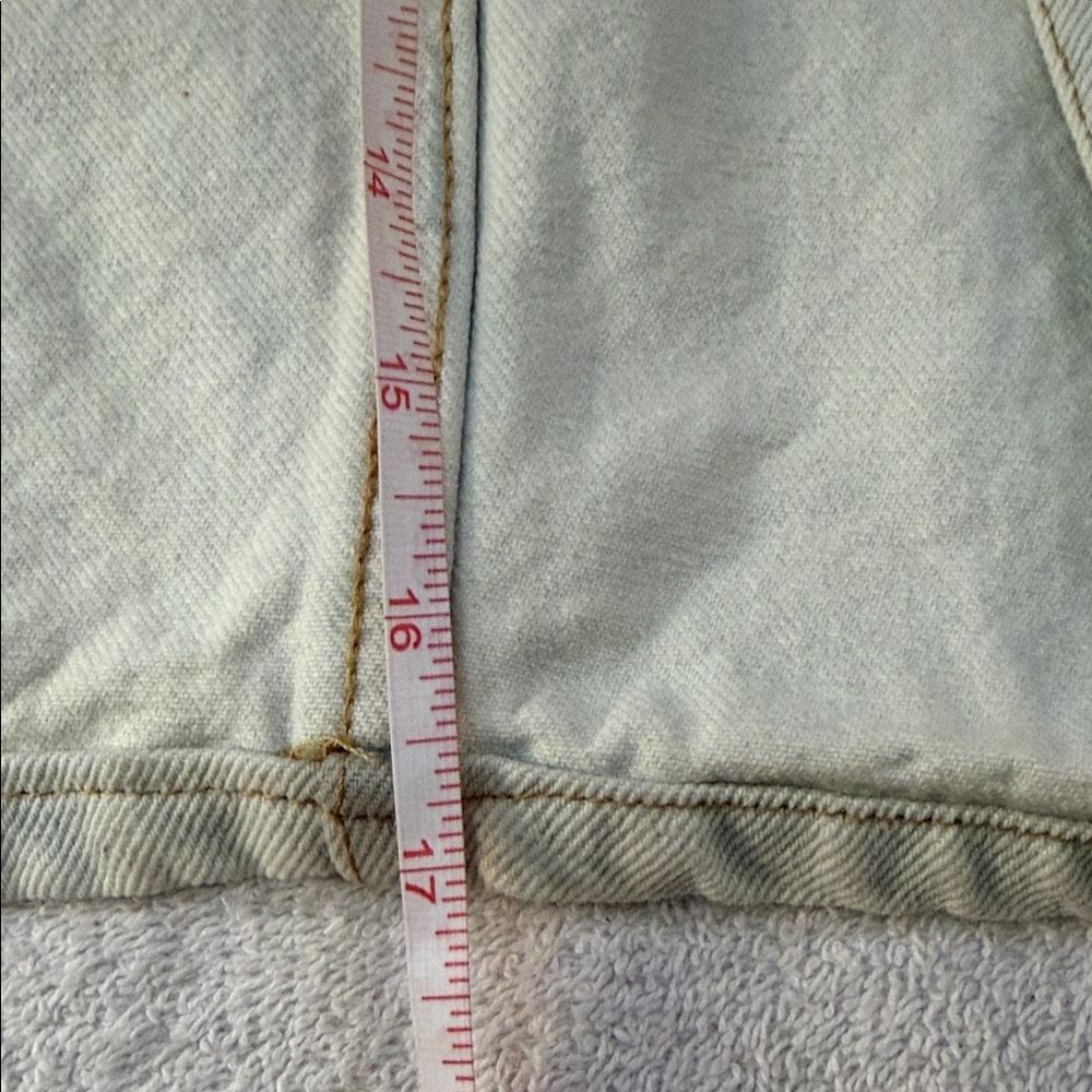 NWOT INDUSTRY Front Slit Casual Light Denim Skirt Mid Rise Maxi Y2K Boho Edgy - Picture 8 of 14